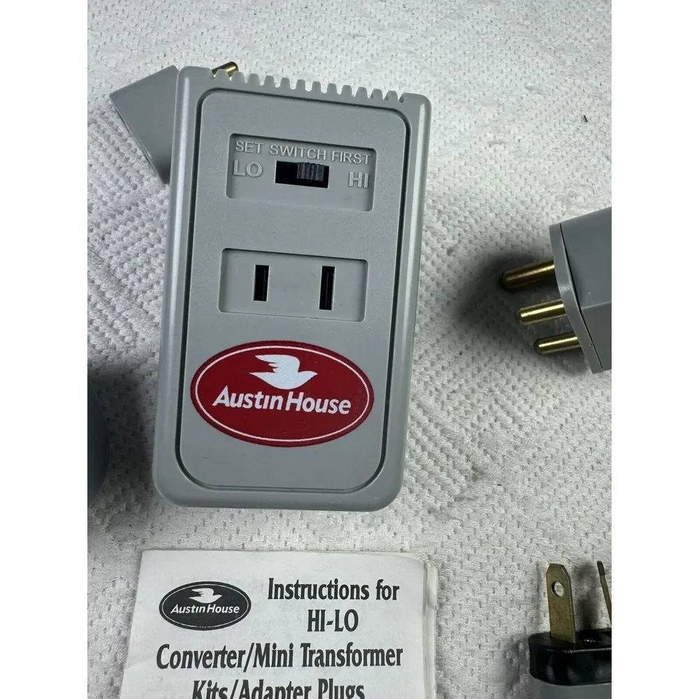 Austin House Auto Hi-Lo 1-50 & 51-1875 Watts Converter Mini Transformer Made USA